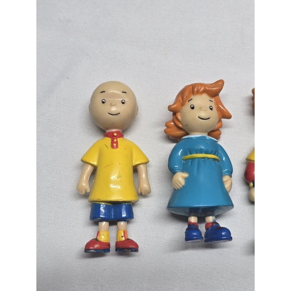 CAILLOU + ROSIE + LEO 2" two inch figures figurines PVC- RARE - Picture 4 of 11